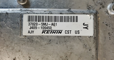 2018 Honda Ridgeline ecm ecu computer 37820-5MJ-A61