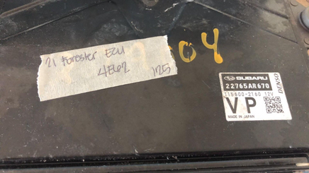 2021 Subaru Forester ecm ecu computer 22765AR670