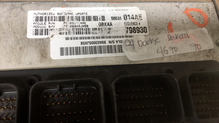 P56031014AE Dodge Dakota 2004 ecm ecu computer