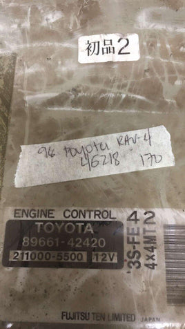 89661-42420 ecu ecm computer 1998 Toyota Rav4 Rav-4 - Swan Auto