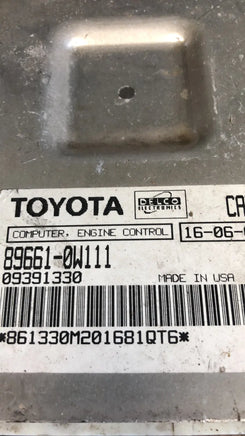 2000 Toyota Camry  ecu ecm computer 89661-0W111
