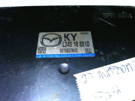 L34S 18 881D ecm ecu computer 2007 Mazda 3 Mazda3