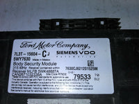 2007 Lincoln Mark LT theft locking module 7L3T-15604-CJ