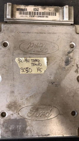 F23F-12A650-AC Ford Tempo or Mercury Topaz 1992-1994 ecm ecu computer