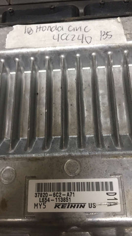 37820-6C2-A71 Honda Civic 2018 ecm ecu computer