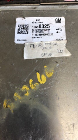 12680325 ECM ECU computer 2017-2018 Chevy Cruze or Malibu TESTED GOOD