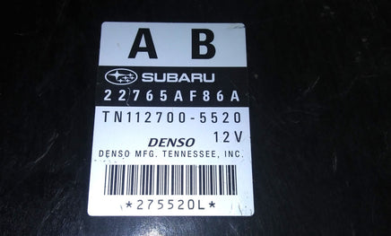 22765AF86A Subaru Legacy 2014 ecu ecm computer