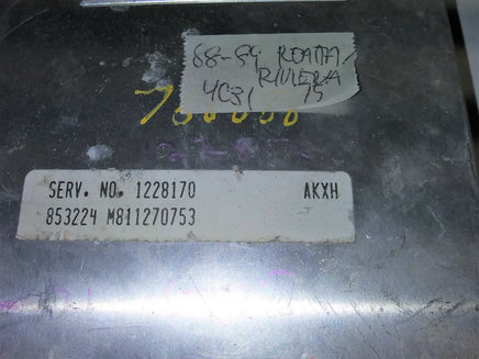 1228170 pcm ecu ecm computer 1988-1989 Buick Riviera Reatta