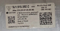 9J1.915.592.C Porsche Taycan 2020 battery control module **TESTED GOOD**