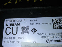 237F0 9PJ1A Nissan Pathfinder or Infiniti QX60 2018-2019 Valve Control Module