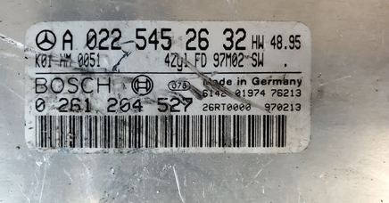 1998-2000 Mercedes SLK230 ecm ecu computer A 022 545 26 32
