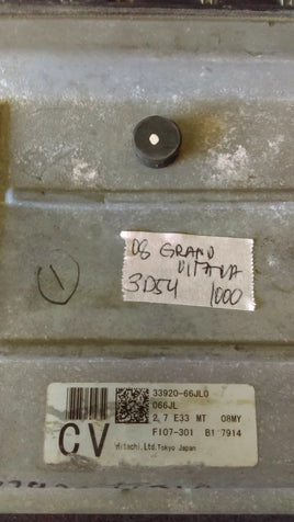 2008 Suzuki Grand Vitara ecm  ecu computer 33920-66JL0