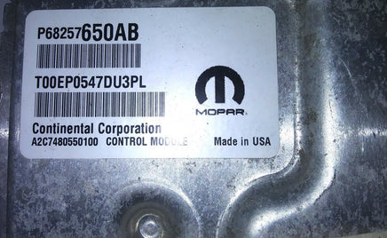 P68257650AB ecm ecu computer 2016-2017 Dodge Ram Promaster