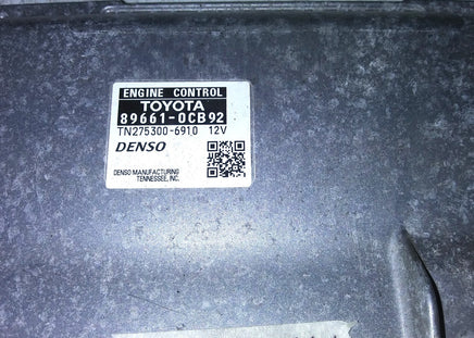 89661-0CB92 Toyota Tundra 2008-2009 ecm ecu computer