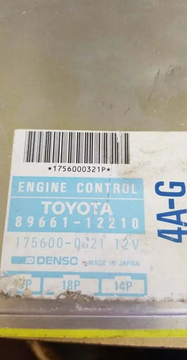 89661-12210 ecu ecm computer 1988 Toyota Corolla