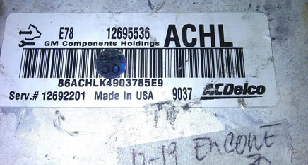 12695536 ecu computer 2017-2019 Buick Encore **tested** - Swan Auto