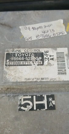 89666-52290 Scion TC 2004 ecm ecu computer