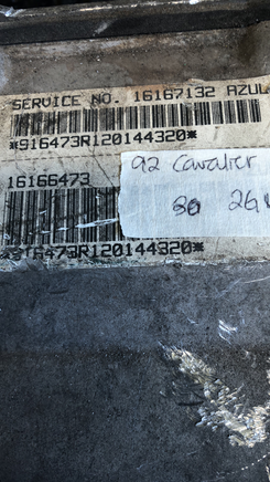 16166473 Chevy Cavalier or Beretta 1992 ABS control module