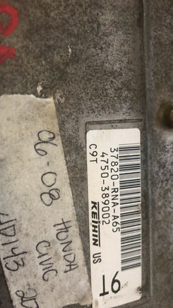 37820-RNA-A65 ecm ecu computer 2006-2008 Honda Civic