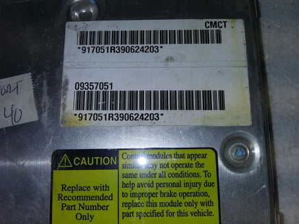 09357051 Pontiac Trans Sport 1999 abs anti-lock brake control module