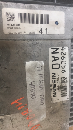NEC027-096 Nissan Titan ecm ecu computer 2017