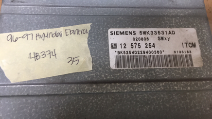 12 575 254 Hyundai Elantra 1996-1997 ecm ecu computer