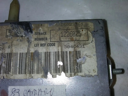 1226025 Chevrolet Camaro or Pontiac Firebird 1983 PCM ECM ECU computer