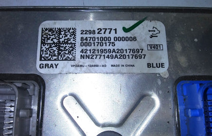 22982771 ecm ecu computer 2013 Chevy Volt