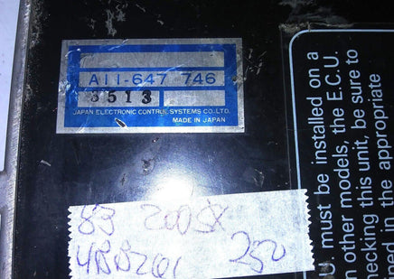 A11-647 746 ecm ecu computer 1983 Nissan 200SX - Swan Auto