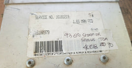 1993  Geo Storm ecm ecu computer 16181219