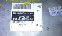 89666-06256-84 ecm ecu computer 2003 Toyota Camry