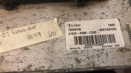 12609706 Saturn Vue 2007 ecu ecm computer