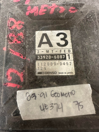 33920-60B71 Chevrolet Geo Metro 1989-1991 ecm ecu computer