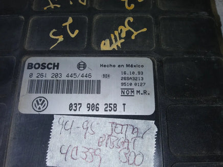 037 906 258 T VW Jetta or Passat 1994-1995 ecu ecm computer