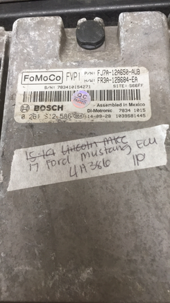 FJ7A-12A650-AUB Ford Mustang ecu ecm computer 2017**TESTED**