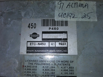ETC-N450 TCM transmission computer 1997 Nissan Altima