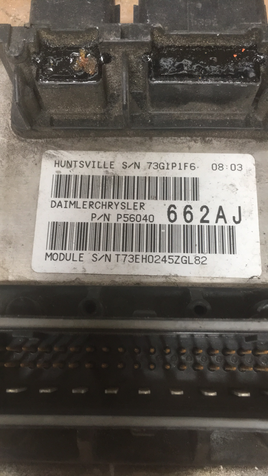 P56040662AJ Jeep Grand Cherokee 2005 Fuse box relay Control module