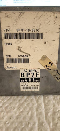 BP7F 18 881C Mazda MX-5 Miata 2003 ecm ecu computer