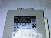 2011-2015 Toyota Sienna park aid assist control module 89340-45050