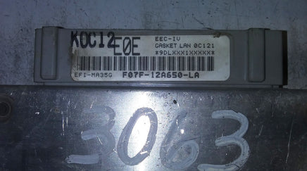 F07F-12A650-LA ecu ecm computer 1990 Ford Ranger