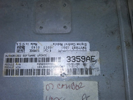 P05033359AE ecu ecm computer 2007 Dodge Caliber