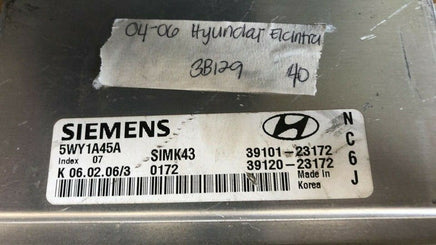 39101-23172 ecm ecu computer 2004-2006 Hyundai Elantra