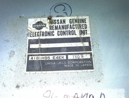 A18-H95 E4EK Nissan Maxima 1996 ecu ecm computer
