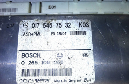 017 545 75 32 abs anti-lock brake control module 1998-1999 Mercedes E430