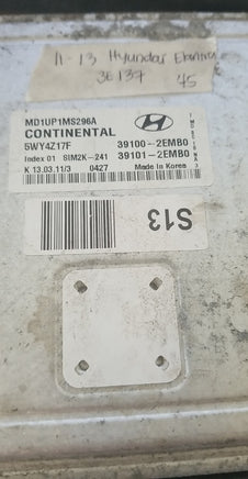 39100-2EMB0 Hyundai Elantra 2011-2013 ecm ecu computer