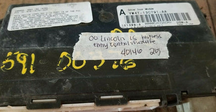 2000 Lincoln LS keyless entry control module YW4T-13C791-AA