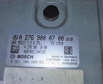 2012-2013 Mercedes E350 ecm  ecu computer A 276 900 07 00