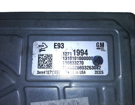 12711994 ecm ecu computer 2021 Chevrolet Van ***TESTED***