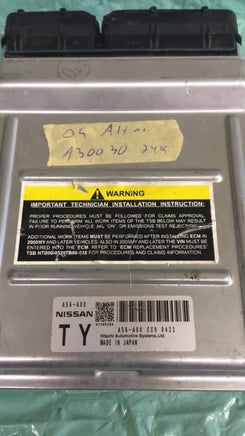 A56-A88 EX9 ecm ecu computer 2005 Nissan Altima