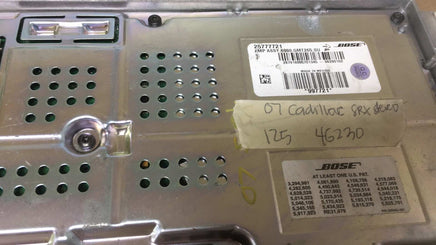 25777721 Cadillac SRX Stereo Control Module 2007